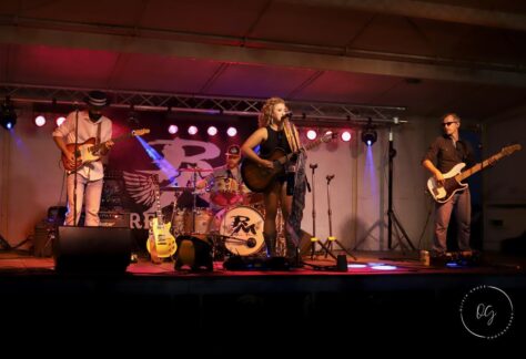 musicians perform on stage at WiltonFest