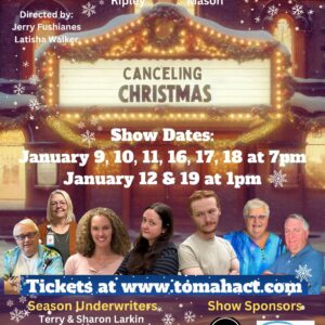 Canceling Christmas theatre show flier