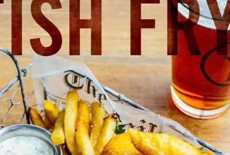 Fish Fry, french fries and beer