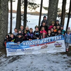 kids at the kitty kat snowmobile racing club