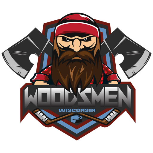 wisconsin woodsmen hockey logo