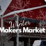 The barn that holds the winter makers market