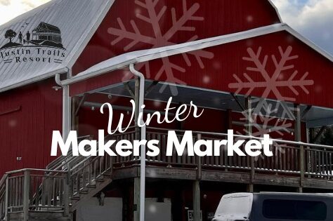 The barn that holds the winter makers market