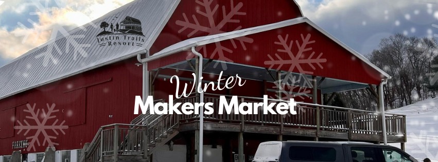 The barn that holds the winter makers market