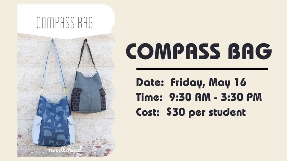 Compass Bag Class event flier
