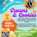 Crowns and Cookies event flier