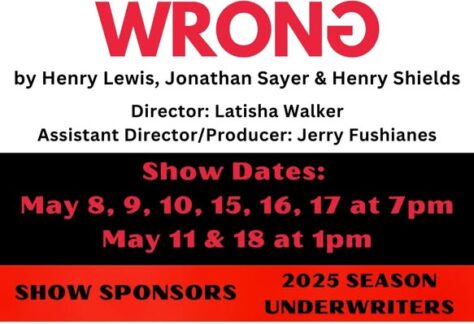 The play that goes wrong event flier