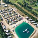 An ariel view of the Whiskey Creek RV park