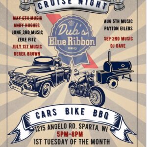 Cruise night event flier