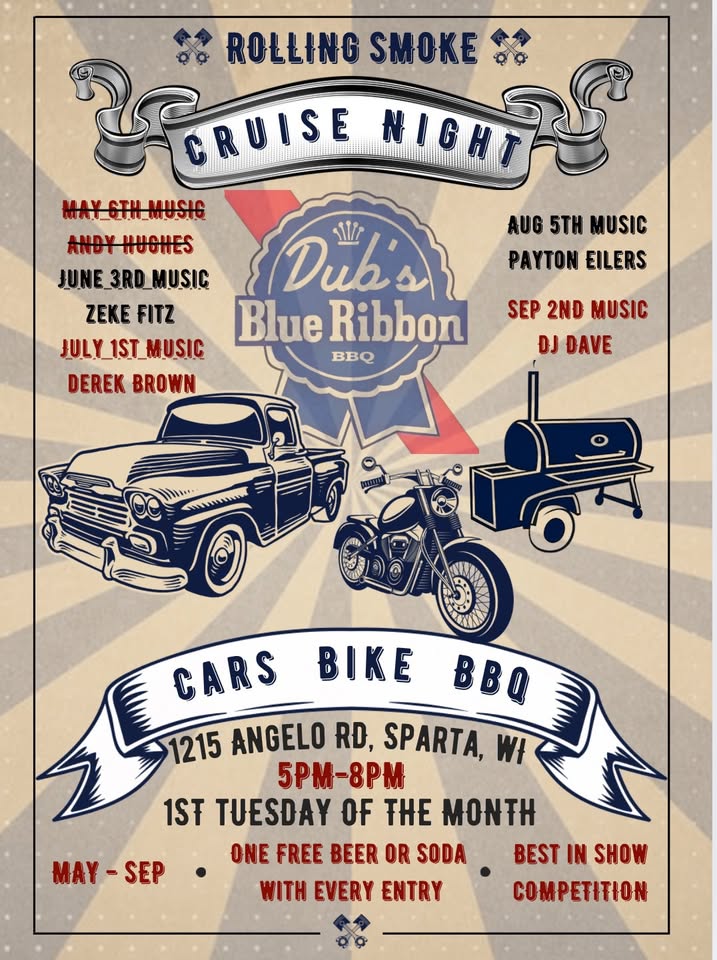 Cruise night event flier