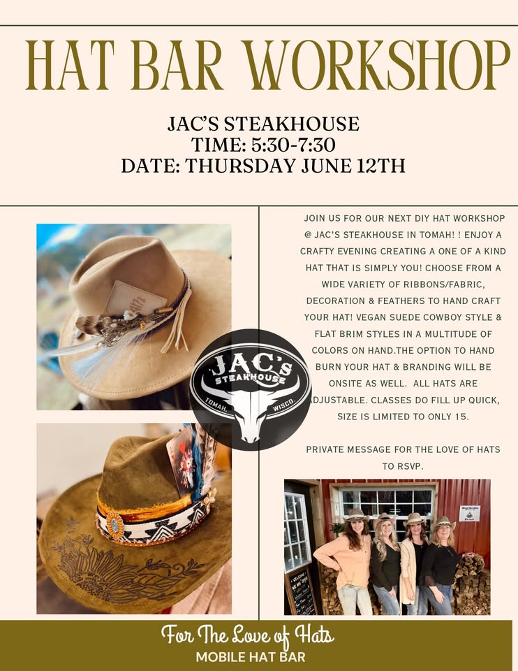 hat workshop flier