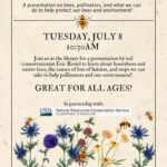 From A to Bees pollinator program flier