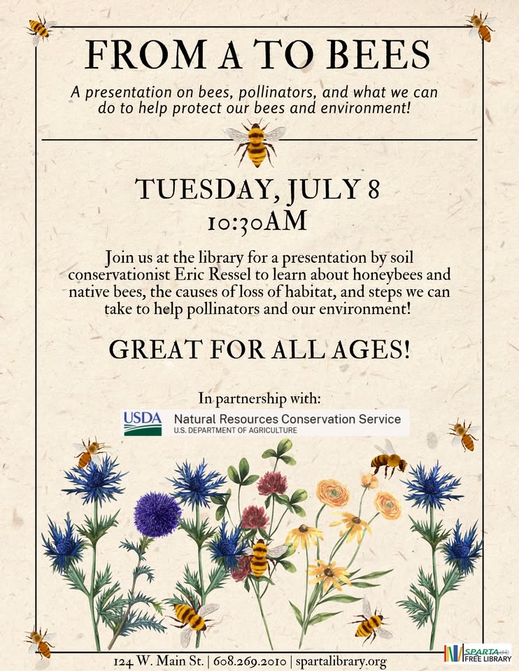 From A to Bees pollinator program flier
