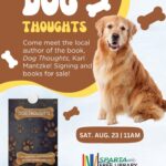 Meet the author event flier