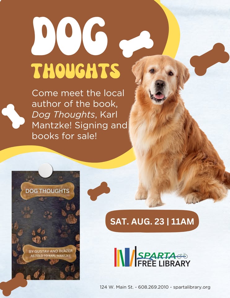 Meet the author event flier