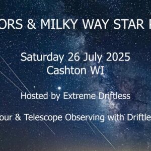 extreme driftless star party event flier