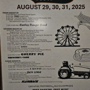 kendall fest event flier