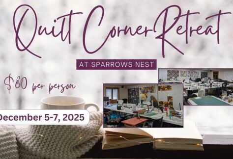quilt corner retreat flier