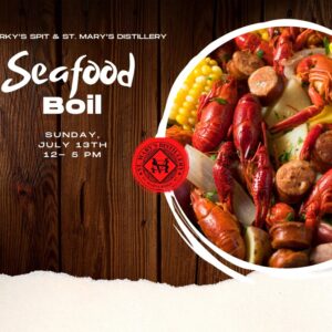 Seafood boil event flier