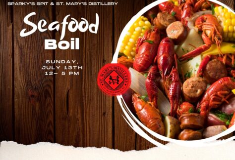 Seafood boil event flier