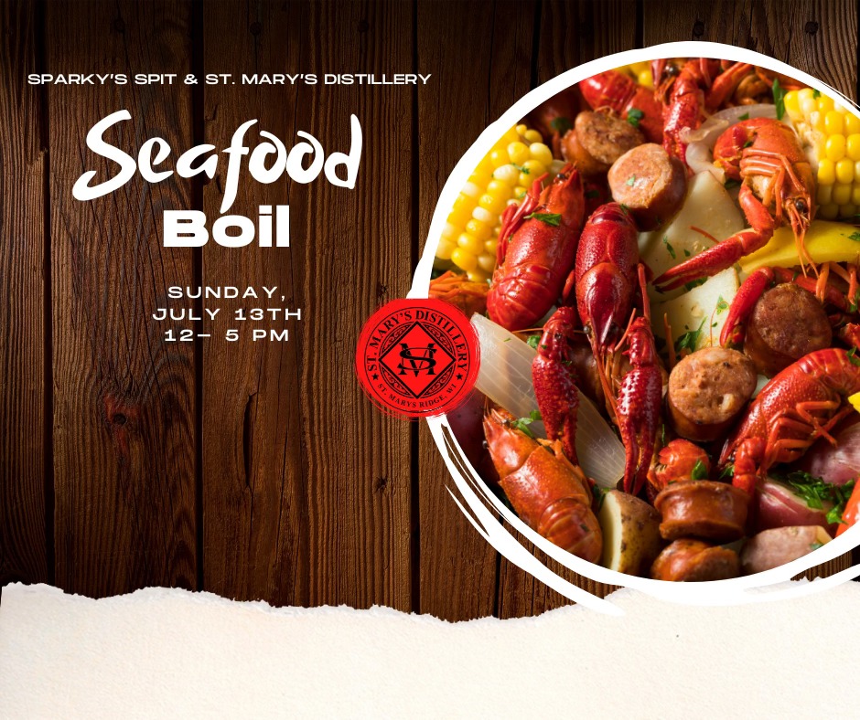 Seafood boil event flier