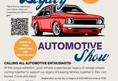 Legacy Automotive Show event flier