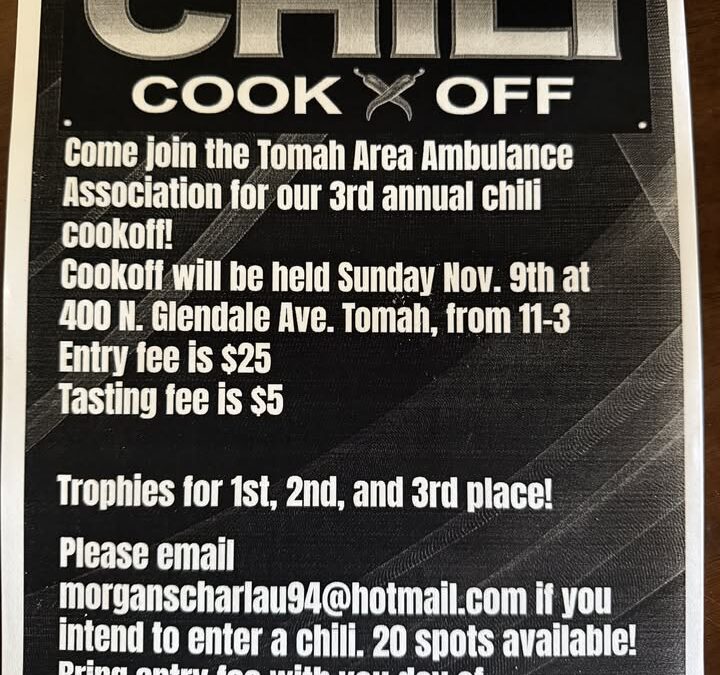 3rd Annual Chili Cook Off