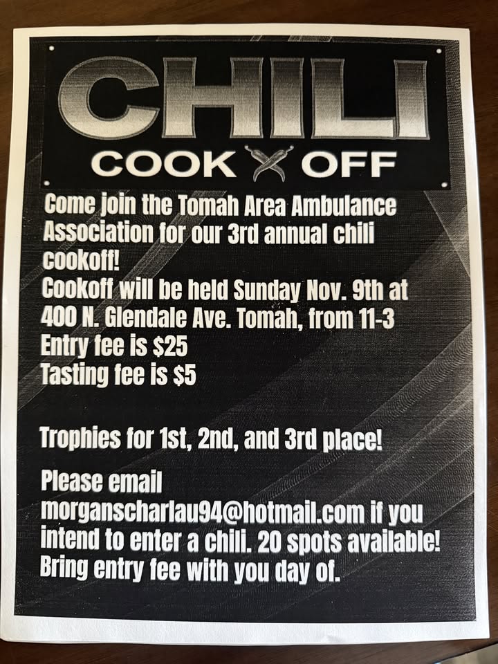 chili cook off event flier