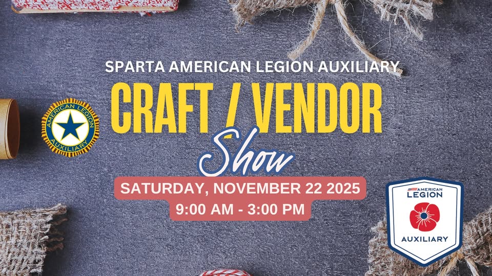 Sparta American Legion Craft & Vendor Show