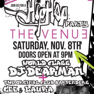 Hip Hop party event flier
