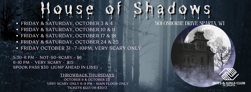 House of Shadows event flier