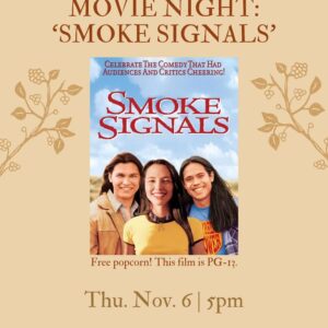 Smoke Signals event poster