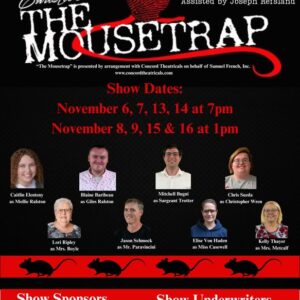 the mouse trap event flier