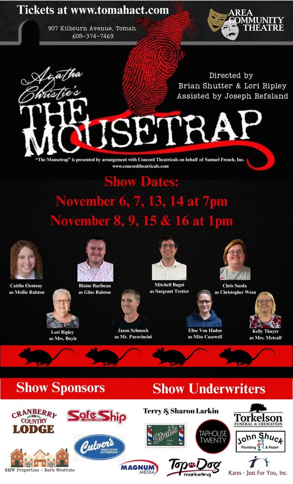 the mouse trap event flier