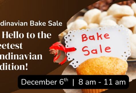Scandinavian Bake Sale event flier