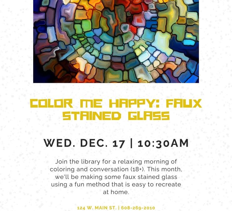 Color Me Happy: Faux Stained Glass