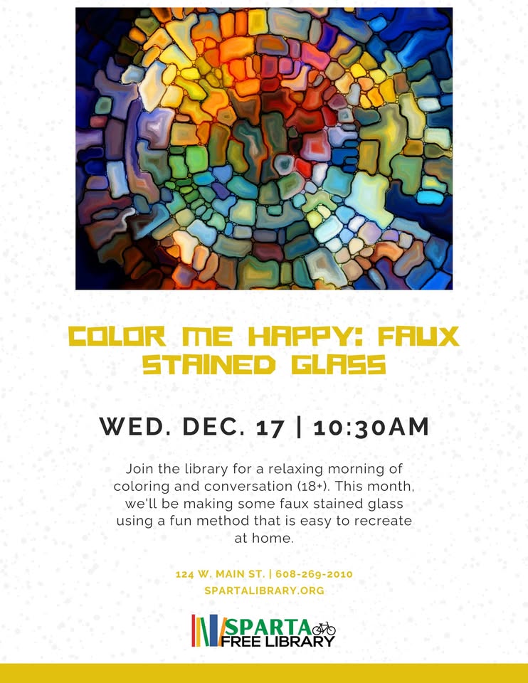 Color me Happy event flier