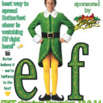 Elf free admission event flier