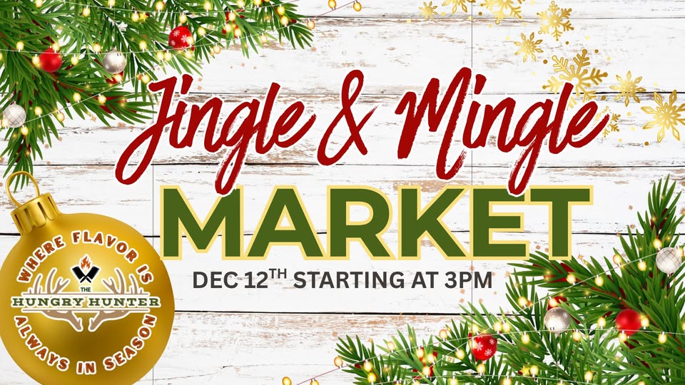 jingle and Minkgle Market event flier