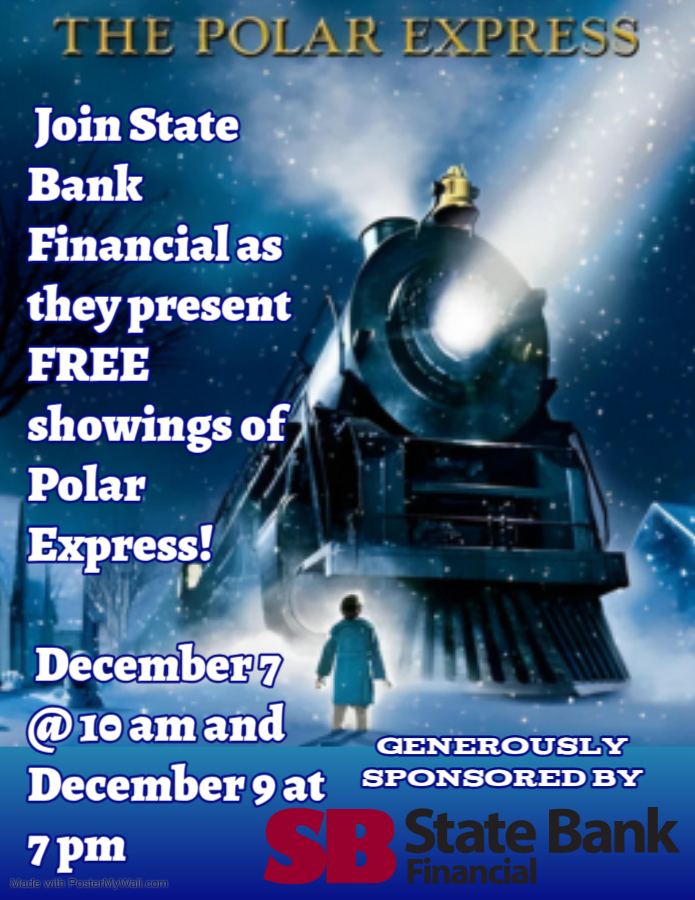 Polar Express free admission event flier