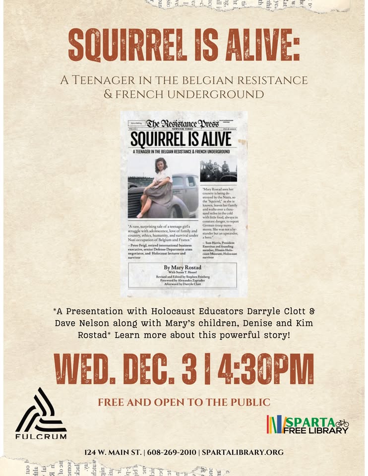 Squirrel is Alive event flier