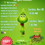 The Grinch event flier
