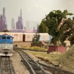 A model freight trail