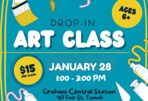 Art Class event flier