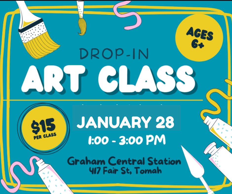 Art Class event flier