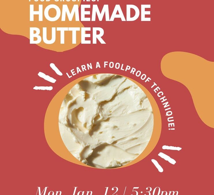Food Groupies:  Homemade Butter