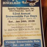 Snowmobile Fun Days event flier