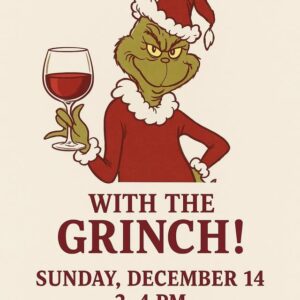 Wine tasting event flier