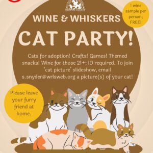 A poster with different color cats on it.