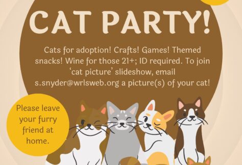 A poster with different color cats on it.